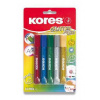 Dekoračné lepidlo Kores Glitter Glue 5 x 10,5 ml, metalické farby