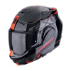 Prilba Scorpion EXO-TECH Evo TRAVELLER Black Red Veľkosť: L (59-60 cm)