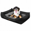 Pohovka pre psíka Hobbydog odtiene sivej 114 cm x 84 cm (Posteľ pre psa Large Strong XXL 114x84 cm Rozkladacia pohovka Ohrádka pre ovčiara)