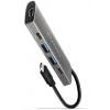 AXAGON húb USB-C/HMC-5G2/USB 3.2 Gen2/2x USB-C/2X USB-A/1x HDMI/4k/60/100W PD/0,1m