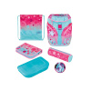 herlitz Školská taška SoftLight Plus GREENline Pink Bubbles