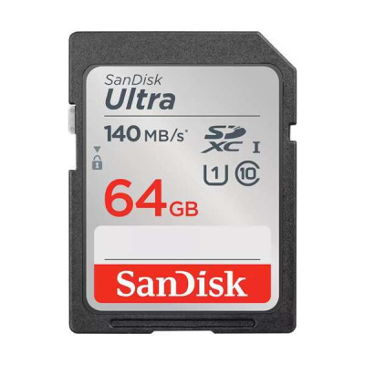 Sandisk 215415, karta sdxc ultra 64gb, 140mb/s cl10 uhs-i 215415 SanDisk