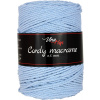 Vlna - Hep Cordy macrame 2,5 mm 8422 světle modrá