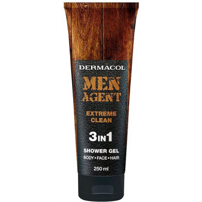 DERMACOL Men Agent Extreme Clean 3 in 1 Shower Gel 250 ml