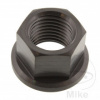 Matka reťazového kolieska M12X1.25 mm Titan čierny pre Honda VF750C Magna RC43 1993-2000