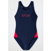 Detské plavky - Schiesser One -kus outfit. 164 Navy Blue (Schiesser granátové jablko Pomerania 164 Zeh)