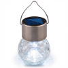 Solárna lampa Záhradná LED Solárna Guľa Závesná Lampička Guľôčka Sklenená