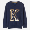 Detský sveter - Primátor 128 Navy modrý sveter (Starost 6310 Boys Sweater Navy Blue - 128)