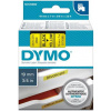 páska DYMO 45808 D1 Black On Yellow Tape (19mm)