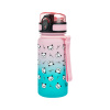 BAAGL A-32953 Gradient Panda, fľaša na pitie 350ml, ružovozelená