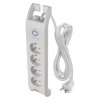 EMOS P54012 Prepäťová ochrana 900J - 4 zásuvky, 2m, biela