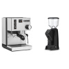 Rancilio Silvia E + Eureka Zenith 65 NEO, black