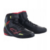 Topánky FASTER-3 RIDEKNIT, ALPINESTARS (čierne/červené/žlté fluo/sivé) 2023 44