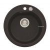 Alveus NIAGARA 10 kuchynský granitový drez so sifónom priem. 51cm - G-91 Black 1076856