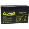 Powery Batéria WP12-6S náhrada pre FIAMM FG11202 - KungLong 12Ah Lead-Acid 6V - neoriginálna