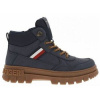 Tommy Hilfiger Čižmičky STRIPES LACE-UP BOOTIE Modrá