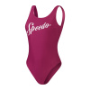 Dámske Jednodielne plavky SPEEDO LOGO DEEP UBK 1PC PT AF 8-00307615635 – Fialová