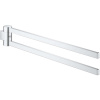 GROHE Selection dvojramenný otočný držiak na uteráky, dĺžka 441 mm, chróm, 41063000