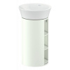DURAVIT White Tulip samostatne stojaca skrinka pod umývadlo, 2 poličky zľava a zprava, 350 x 410 x 751 mm, biela matná, WT423903636