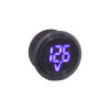 x Digitálny voltmeter okrúhly 5 - 100V, modrý