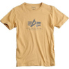 ALPHA INDUSTRIES Tričko BASIC - khaki (100501/13)