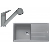 FRANKE SETG138ŠK fragranitový drez 970x500 mm BFG 611 š.kameň+bat. so sprchou FC 9547.084 FRA 114.0510.597