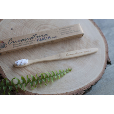 Bambusová zubná kefka HEALTH soft - Curanatura Balenie: papierová krabička
