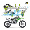 Blackbird Polepy na motocykel (sada polepov Dream) Kawasaki KXF450 / 12-15 - typ polepov Dream4