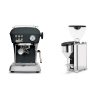 Ascaso Dream ONE, Anthracite + Rocket Espresso GIANNINO, chrome/black