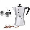 Bialetti Moka Express 130 ml 3 šálky (Koláčová plechová tvarová forma odnímateľného dna 24 cm)