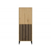 TOPESHOP KAMARO úzka skrinka 2DK slim/hladký, dub Artisan