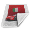 Sablio Deka pre bábätko Ferrari Talianska vlajka na červenom bloku - 80x100 cm