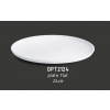 Tanier plytký rovný 24 cm OPTIMO white glazed (OPTIMO white glazed)