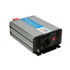 Extralink VOLTAGE CONVERTER 12V - 230V, 600W, PURE SINUS OPIP-600W zdroj a transformátor Auto Hliník, Čierna (EX.18082)