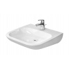 Duravit D-Code Umývadlo Med 60x56 cm, s 1 otvorom na batériu, alpská biela 23136000002