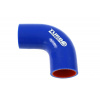 TurboWorkS Silikónová hadica - koleno 90° Pro Blue 25 mm 2056