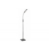 GTV Stojací lampaVasalia, 8W, 450lm, AC220–240V, 4-CCT, 5 stupňů stmívání, časovač, PF>0,5, Ra>80, černá