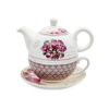 Kanvica porcelán 450ml + hrnček 350ml RUŽA