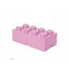 LEGO® úložný box 25 x 50,2 x 18,1 cm světle ružová