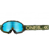 Okuliare O´Neal B-10 CAMO zelená, rádium modrá