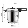 TLAČIDLO GrandCHEF 7,5 l TESCOMA
