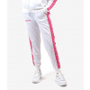 PANTALONE TRICOT BAND tepláky fuchsiová-biela 2XL