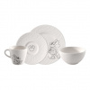 Villeroy & Boch Raňajková sada porcelánu Manufacture Rock Blanc - Mickey Mouse, 4 ks 10-4720-8704