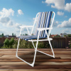 Linder Exclusiv Kreslo PO2600SO Ocean s pruhmi