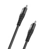 Sturdo USB-C USB-C 1m 5A 100W pletený čierny Kabel