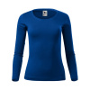 MALFINI Triko Fit-T LS 169, dlouhý rukáv, dámské MAL-1690517 2XL Modrá královská