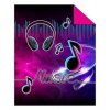 Detexpol přehoz na postel Music Noty 170 x 210 cm