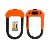 Hiplok U-lock DX 14 mm oceľ oranžová/čierna