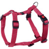 Postroj nylon Ziggy vínový S 1,5x35-50cm Flamingo