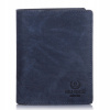 Peňaženka - Peňaženka Paolo Peruzzi z pravej kože tmavomodrá Vintage RFID peňaženka - Pánsky produkt (Námorná modrá peňaženka RFID kožené pánske peňaženky)